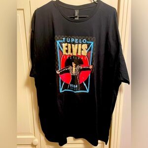 2024 Tupelo Elvis Festival Men’s T Shirt Size XXL
